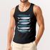 Herren Tank-Top mit Print Aufdruck Spruch respect the locals Fische Design Maritim Muskelshirt Sommer Fashion Neverless®preview