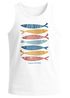 Herren Tank-Top mit Print Aufdruck Spruch respect the locals Fische Design Maritim Muskelshirt Sommer Fashion Neverless®preview