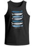 Herren Tank-Top mit Print Aufdruck Spruch respect the locals Fische Design Maritim Muskelshirt Sommer Fashion Neverless®preview