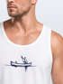 Herren Tank-Top mit Print Bär Kanu Outdoor Design Grafikshirt Sommer Fashion Muskelshirt Neverless®preview