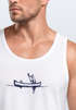 Herren Tank-Top mit Print Bär Kanu Outdoor Design Grafikshirt Sommer Fashion Muskelshirt Neverless®preview