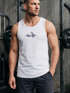 Herren Tank-Top mit Print Bär Kanu Outdoor Design Grafikshirt Sommer Fashion Muskelshirt Neverless®preview