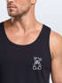 Herren Tank-Top mit Print Teddy Polygon Design Brustlogo Sommer Fashion Streetstyle Männer Muskelshirt Neverless®preview