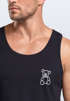 Herren Tank-Top mit Print Teddy Polygon Design Brustlogo Sommer Fashion Streetstyle Männer Muskelshirt Neverless®preview