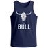 Herren Tank-Top mit Vintage Stierschädel Frontprint Schriftzug Muskelshirt Männer Outdoor Fashion Streetwear Neverless®preview