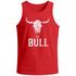 Herren Tank-Top mit Vintage Stierschädel Frontprint Schriftzug Muskelshirt Männer Outdoor Fashion Streetwear Neverless®preview