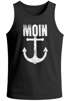 Herren Tank-Top Moin Anker Retro Printshirt T-Shirt Aufdruck Maritim Nordisch Muskelshirt Muscle Shirt Neverless®preview