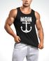 Herren Tank-Top Moin Anker Retro Printshirt T-Shirt Aufdruck Maritim Nordisch Muskelshirt Muscle Shirt Neverless®preview
