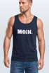 Herren Tank-Top Moin Dialekt Norden Hamburg Anker Print Männer Fashion Streetstyle Muskelshirt Neverless®preview