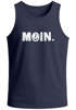 Herren Tank-Top Moin Dialekt Norden Hamburg Anker Print Männer Fashion Streetstyle Muskelshirt Neverless®preview