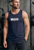 Herren Tank-Top Moin Dialekt Norden Hamburg Anker Print Männer Fashion Streetstyle Muskelshirt Neverless®preview