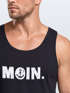 Herren Tank-Top Moin Dialekt Norden Hamburg Anker Print Männer Fashion Streetstyle Muskelshirt Neverless®preview