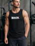 Herren Tank-Top Moin Dialekt Norden Hamburg Anker Print Männer Fashion Streetstyle Muskelshirt Neverless®preview