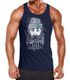 Herren Tank-Top Moin Kapitän Bart Anker Nordisch Nordmann Norddeutsch Print Aufdruck Fashion Streetstyle Muskelshirt Neverless®preview