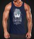 Herren Tank-Top Moin Kapitän Bart Anker Nordisch Nordmann Norddeutsch Print Aufdruck Fashion Streetstyle Muskelshirt Neverless®preview