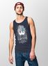 Herren Tank-Top Moin Kapitän Bart Anker Nordisch Nordmann Norddeutsch Print Aufdruck Fashion Streetstyle Muskelshirt Neverless®preview