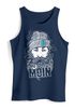 Herren Tank-Top Moin Kapitän Bart Anker Nordisch Nordmann Norddeutsch Print Aufdruck Fashion Streetstyle Muskelshirt Neverless®preview