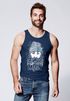 Herren Tank-Top Moin Kapitän Bart Anker Nordisch Nordmann Norddeutsch Print Aufdruck Fashion Streetstyle Muskelshirt Neverless®preview