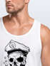 Herren Tank-Top Moin Kapitän Totenkopf Anker Bart Hamburg Muskelshirt Muscle Shirt Neverless®preview