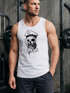 Herren Tank-Top Moin Kapitän Totenkopf Anker Bart Hamburg Muskelshirt Muscle Shirt Neverless®preview