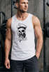 Herren Tank-Top Moin Kapitän Totenkopf Anker Bart Hamburg Muskelshirt Muscle Shirt Neverless®preview