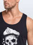 Herren Tank-Top Moin Kapitän Totenkopf Anker Bart Hamburg Muskelshirt Muscle Shirt Neverless®preview