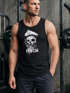 Herren Tank-Top Moin Kapitän Totenkopf Anker Bart Hamburg Muskelshirt Muscle Shirt Neverless®preview