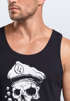 Herren Tank-Top Moin Kapitän Totenkopf Anker Bart Hamburg Muskelshirt Muscle Shirt Neverless®preview