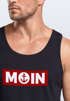 Herren Tank-Top Moin norddeutsch Morgen Anker Muskelshirt Muscle Shirt Neverless®preview