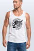 Herren Tank Top Motorrad Biker Totenkopf Skull Wings Vintage Neverless®preview