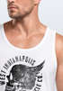 Herren Tank Top Motorrad Biker Totenkopf Skull Wings Vintage Neverless®preview