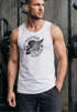 Herren Tank Top Motorrad Biker Totenkopf Skull Wings Vintage Neverless®preview