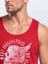 Herren Tank Top Motorrad Biker Totenkopf Skull Wings Vintage Neverless®preview