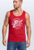 Herren Tank Top Motorrad Biker Totenkopf Skull Wings Vintage Neverless®preview