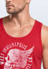 Herren Tank Top Motorrad Biker Totenkopf Skull Wings Vintage Neverless®preview