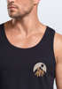 Herren Tank-Top Mountain Logoprint Outdoor Fashion Grafikshirt Männer Muskelshirt Sommer Baumwolle Neverless®preview