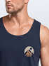 Herren Tank-Top Mountain Logoprint Outdoor Fashion Grafikshirt Männer Muskelshirt Sommer Baumwolle Neverless®preview