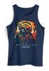 Herren Tank-Top Musik DJ Chill Faultier Print Aufdruck Relax Sommer Muskelshirt Neverless®preview