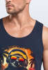 Herren Tank-Top Musik DJ Chill Faultier Print Aufdruck Relax Sommer Muskelshirt Neverless®preview