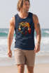 Herren Tank-Top Musik DJ Chill Faultier Print Aufdruck Relax Sommer Muskelshirt Neverless®preview
