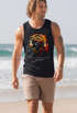Herren Tank-Top Musik DJ Chill Faultier Print Aufdruck Relax Sommer Muskelshirt Neverless®preview