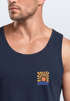 Herren Tank-Top Naturmotiv Brustlogo Sonne Aufdruck Streetstyle Grafikshirt für Urlaub Freizeit Muskelshirt Neverless®preview