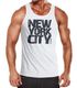 Herren Tank-Top New York City Schriftzug Print Fashion Streetstyle Muskelshirt Neverless®preview