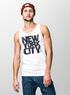 Herren Tank-Top New York City Schriftzug Print Fashion Streetstyle Muskelshirt Neverless®preview