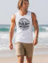 Herren Tank-Top North Shore Longboard Retro Surf Motiv Wellenreiten Muskelshirt Muscle Shirt Neverless®preview