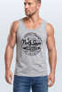 Herren Tank-Top North Shore Longboard Retro Surf Motiv Wellenreiten Muskelshirt Muscle Shirt Neverless®preview