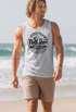 Herren Tank-Top North Shore Longboard Retro Surf Motiv Wellenreiten Muskelshirt Muscle Shirt Neverless®preview