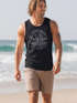 Herren Tank-Top North Shore Longboard Retro Surf Motiv Wellenreiten Muskelshirt Muscle Shirt Neverless®preview