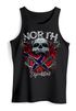 Herren Tank-Top North Wikinger Norwegen Skull Totenkopf Print Muskelshirt Muscle Shirt Neverless®preview