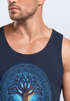 Herren Tank-Top Odin Ragnar Gott Nordisch Runen Valhalla Wikinger Nordmänner Mythologie Muscle Shirt Neverless®preview